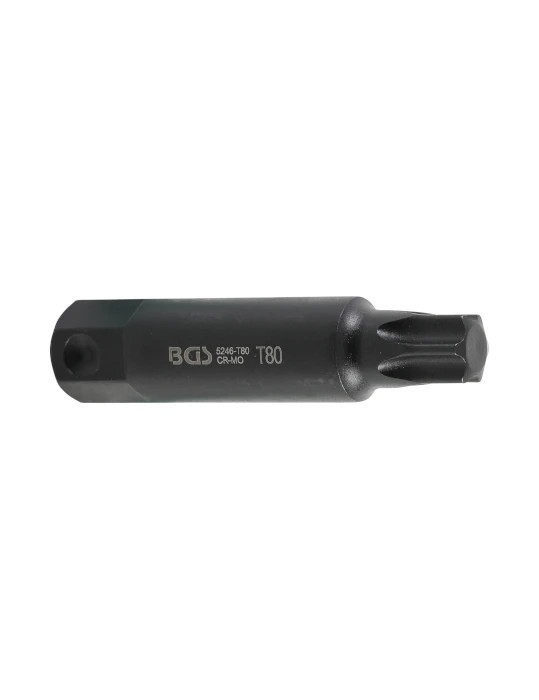 Bit udarowy Torx T80x100mm, 22 mm